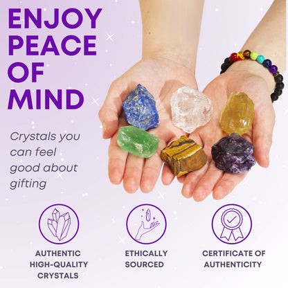 Zodiac Crystal Healing Stone Gift Set