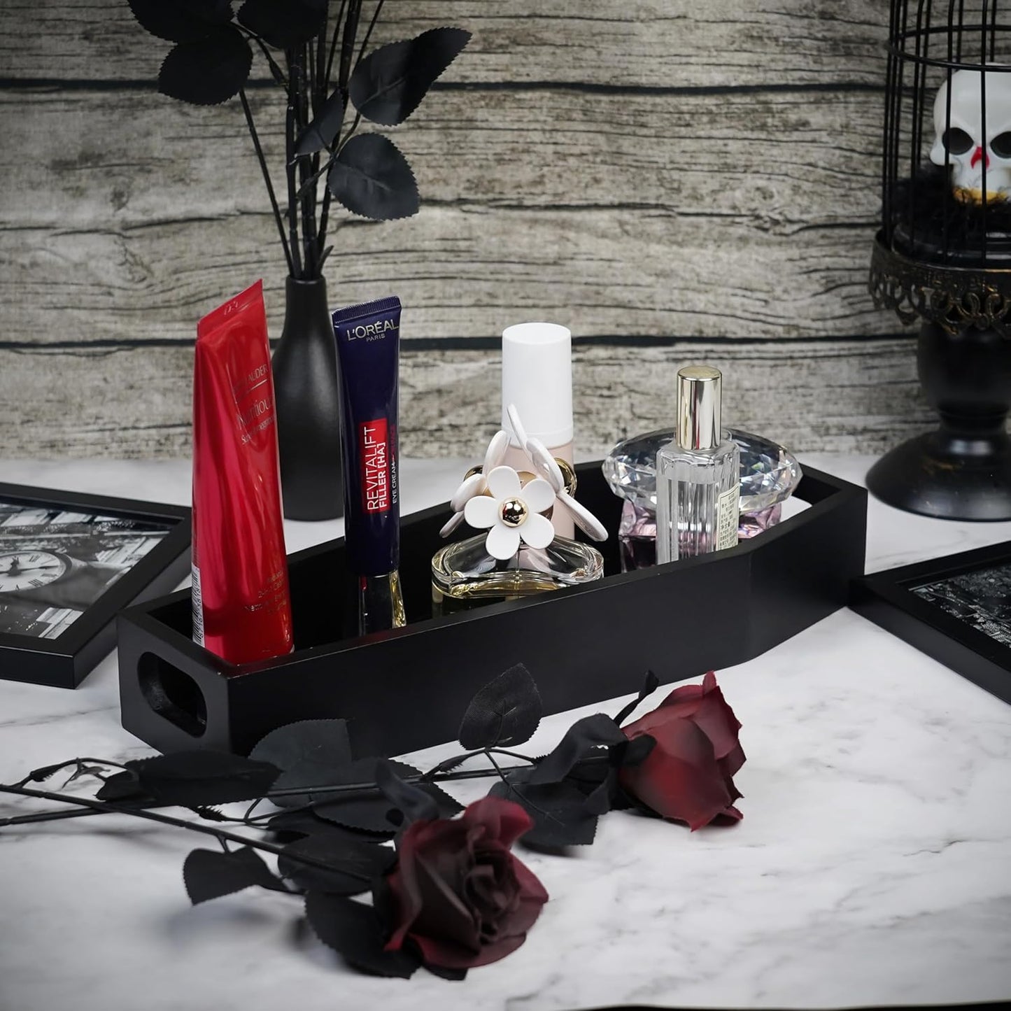 Coffin Makeup Organizer Set