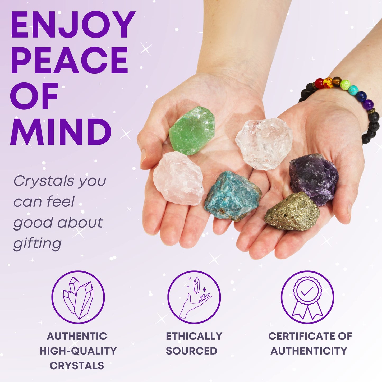 Zodiac Crystal Healing Stone Gift Set