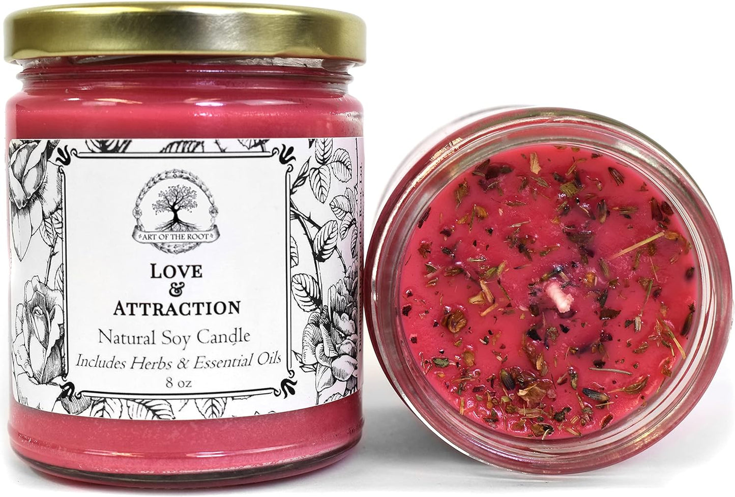 Love & Attraction Soy Spell Candle