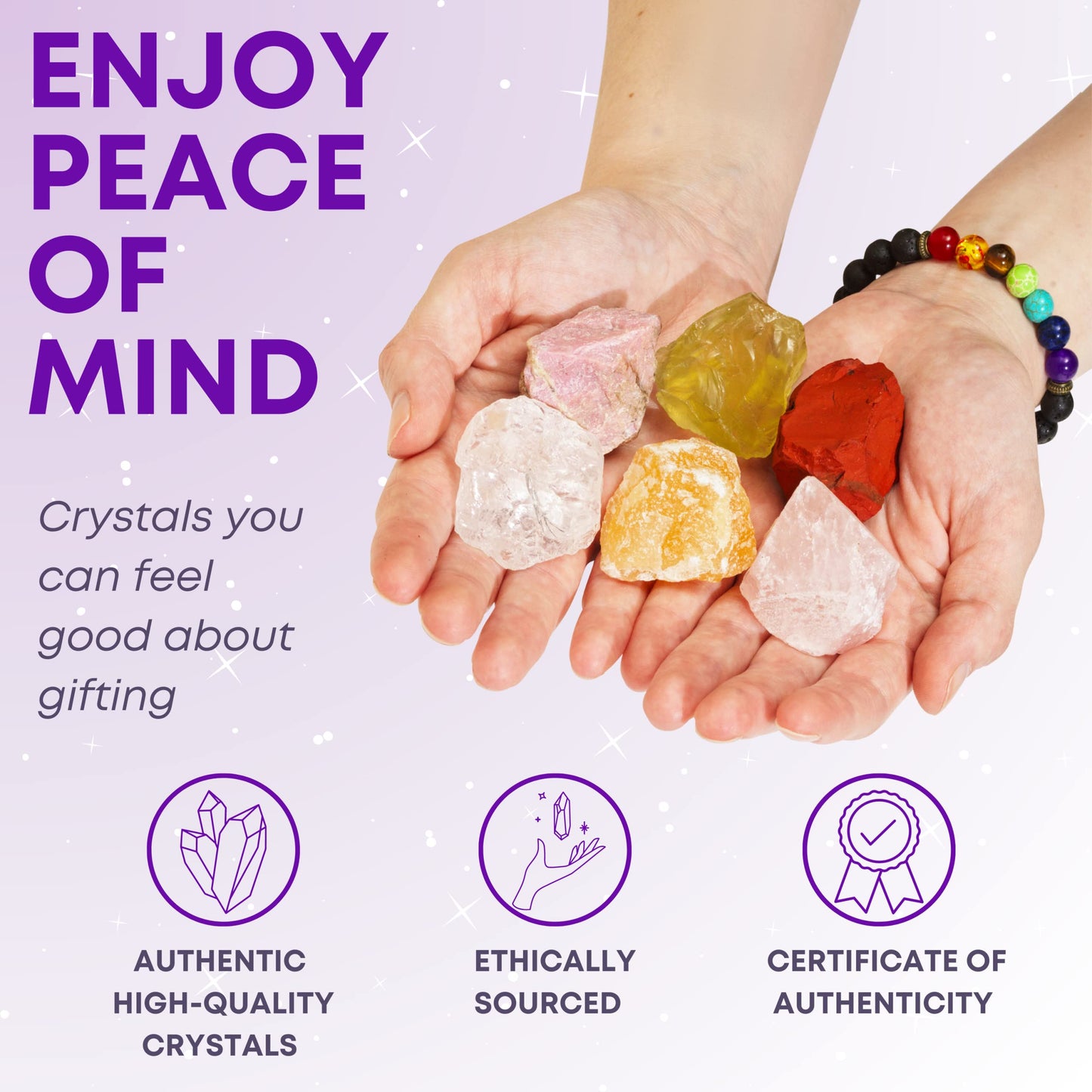 Zodiac Crystal Healing Stone Gift Set