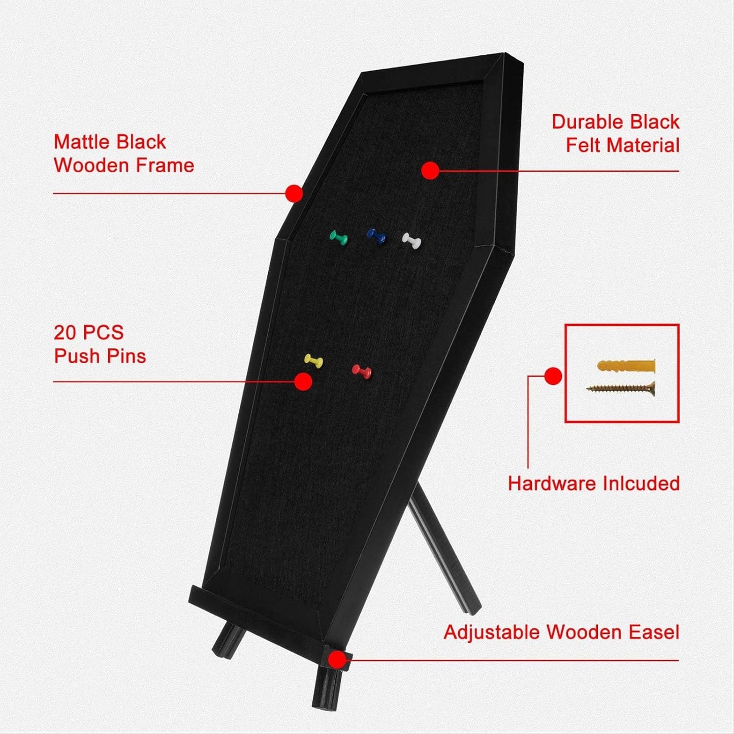 Coffin Pin Display Board