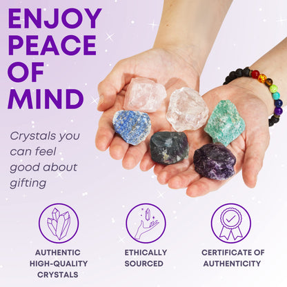 Zodiac Crystal Healing Stone Gift Set