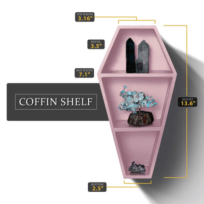 Coffin Shelf with Coffin Gift Box