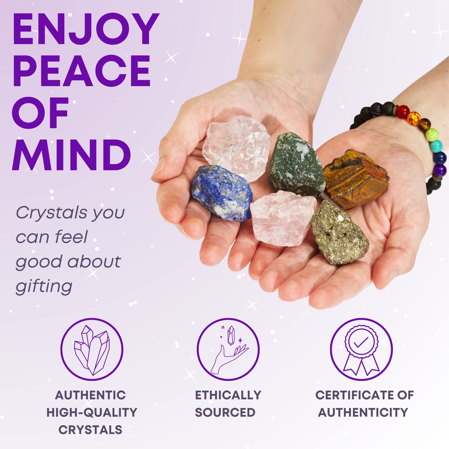 Zodiac Crystal Healing Stone Gift Set