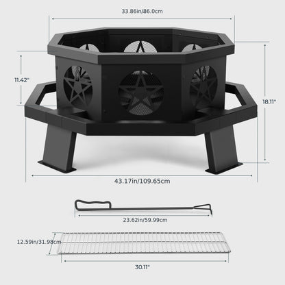 Pentacle Fire Pit