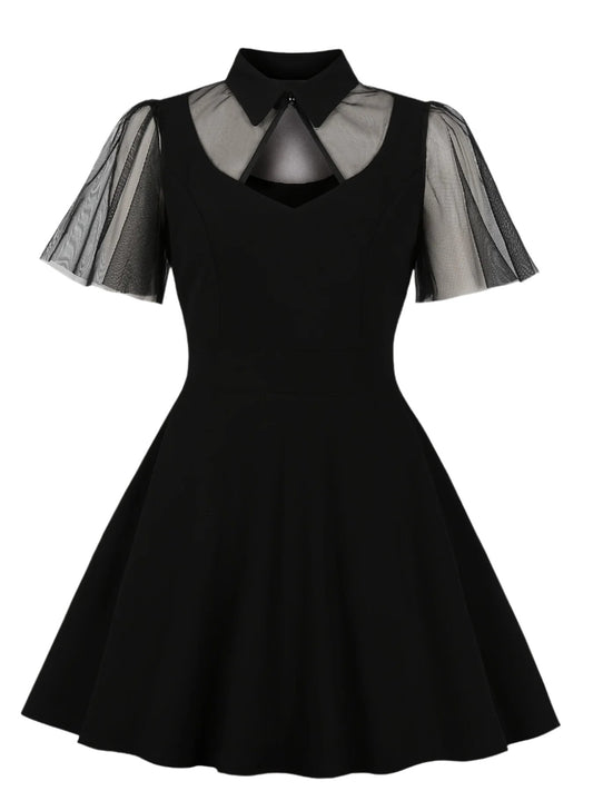 Gothic Cocktail Vintage Dress