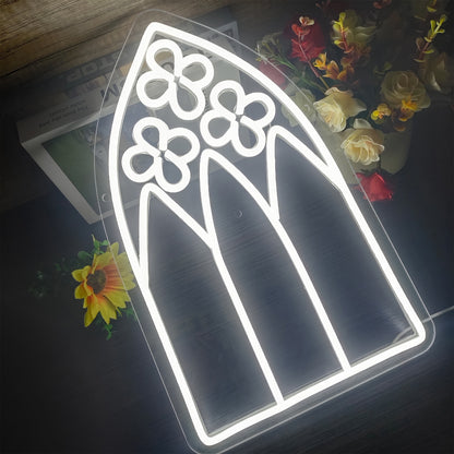 Cathedral Arch Window Neon LED Sign