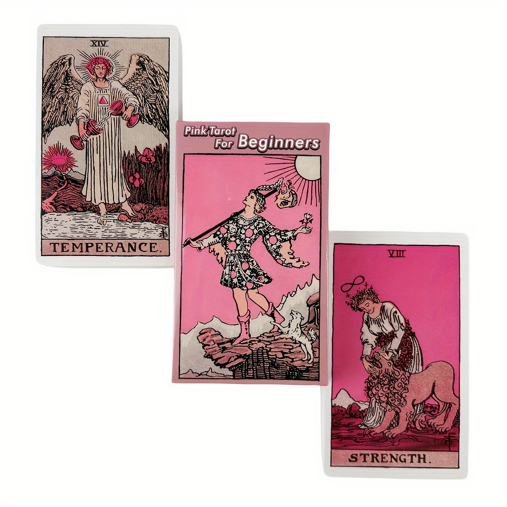 Pink Rider Tarot Cards