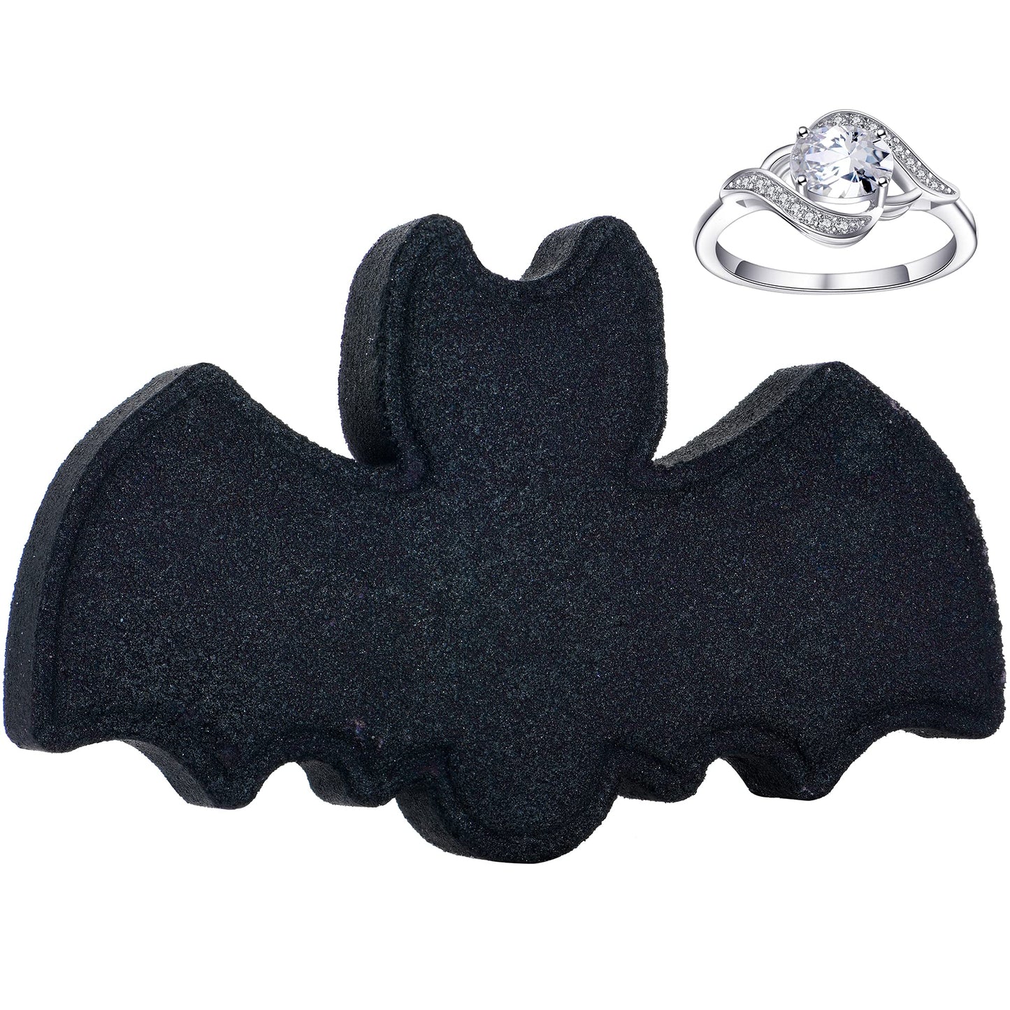 Bat Bath Bomb with Ring Inside