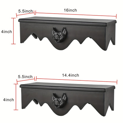 Bat Floating Shelves (Set of Two)