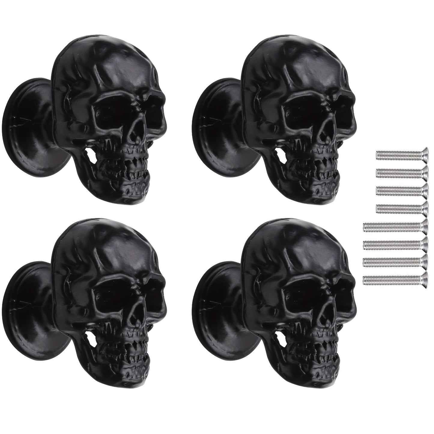 Skull Cabinets Knobs (4 or 8 piece pack)