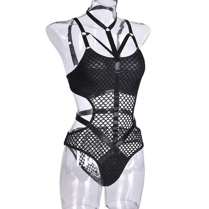 Mesh Fishnet Bodysuit