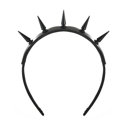 Black Spiked Head Band