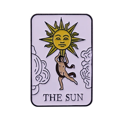 Tarot Card Enamel Pins