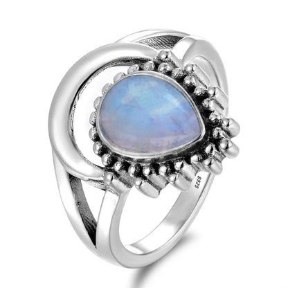 Moon Magic Moonstone Silver Ring