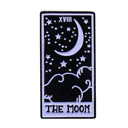 Tarot Card Enamel Pins