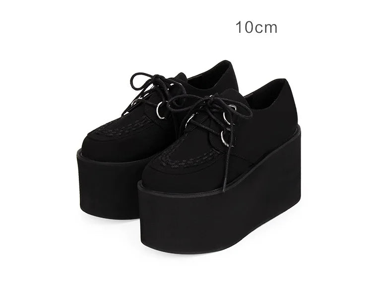 Goth Lolita Platform School Girl Shoes