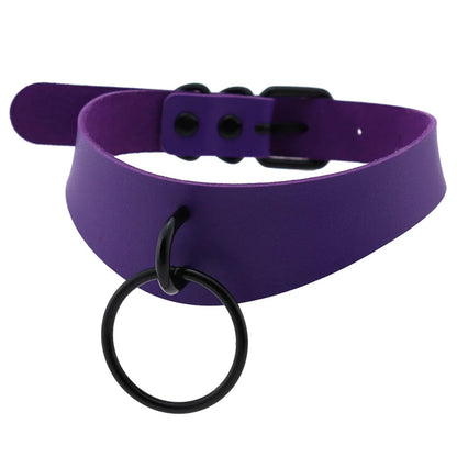 Purple Punk Choker Necklace