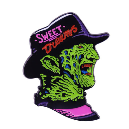 Horror Movie Enamel Pins