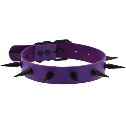 Purple Punk Choker Necklace