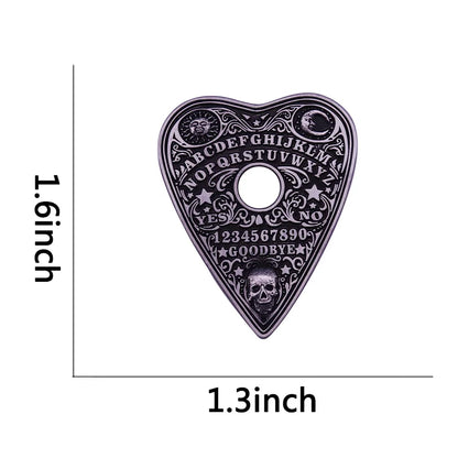 Planchette Ouija Board Enamel Pin