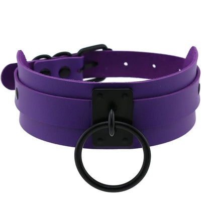 Purple Punk Choker Necklace