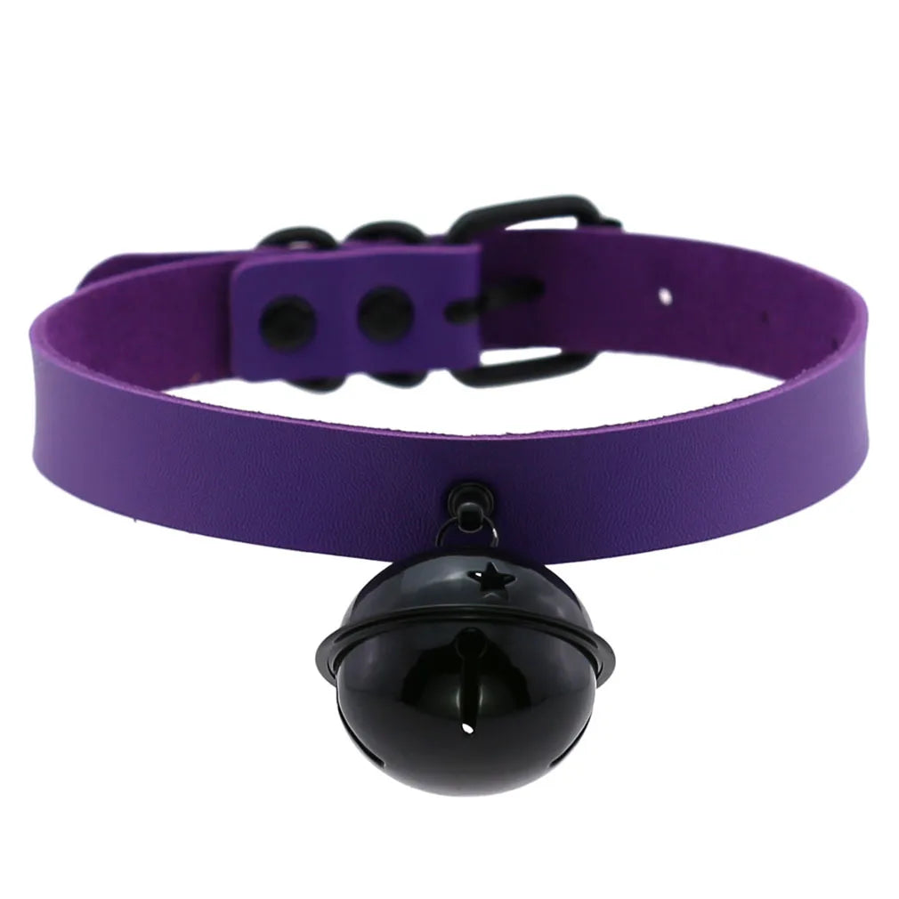 Purple Punk Choker Necklace