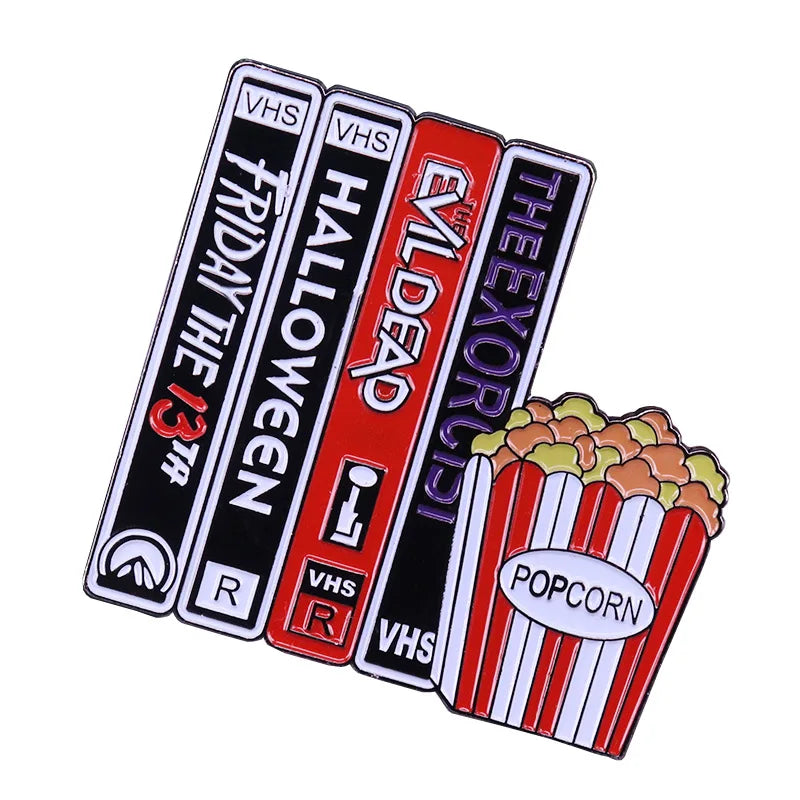 Cult Classic Horror Movie Enamel Pins