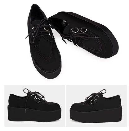 Goth Lolita Platform School Girl Shoes