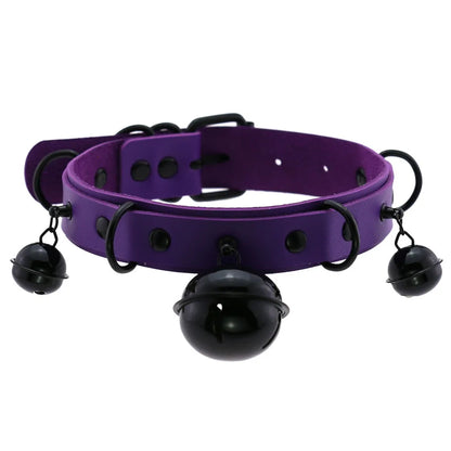 Purple Punk Choker Necklace