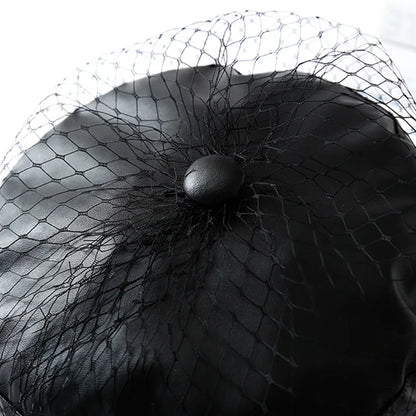 Mesh Gothic Victorian Hat