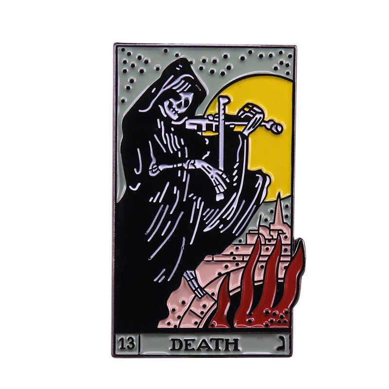 Tarot Card Enamel Pins