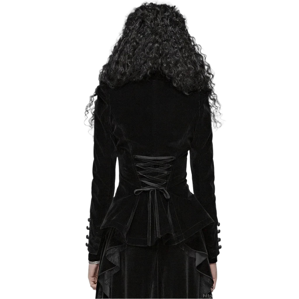 Gothic Long Sleeved Short Coat Vintage Victorian Jacket