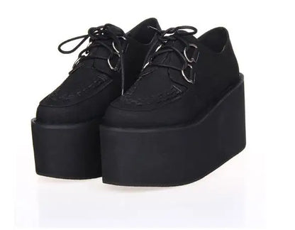 Goth Lolita Platform School Girl Shoes