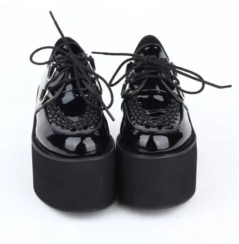 Goth Lolita Platform School Girl Shoes