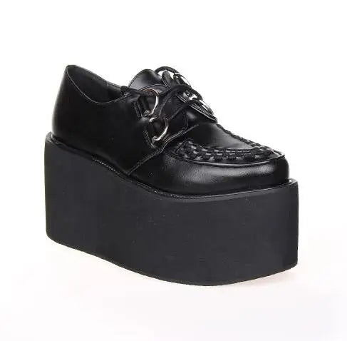 Goth Lolita Platform School Girl Shoes