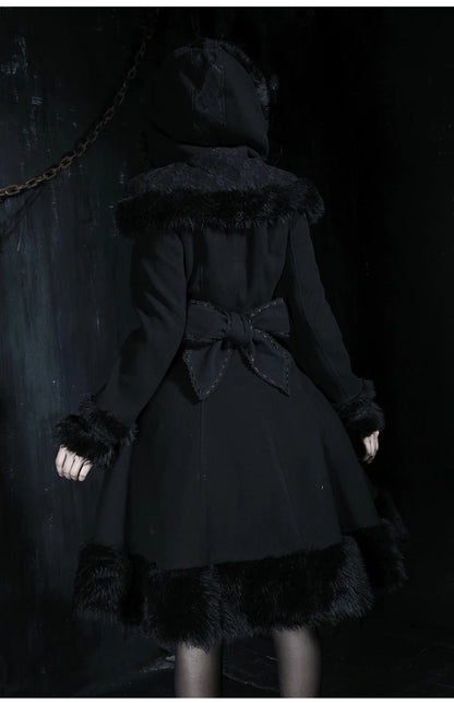 Little Black Riding Hood Overcoat