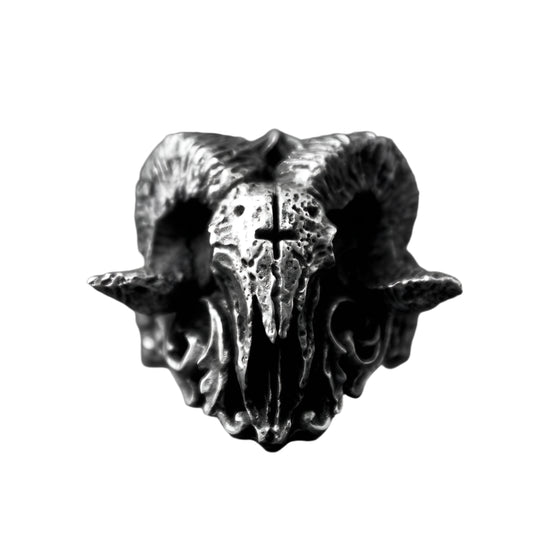 Ram Skull Ring