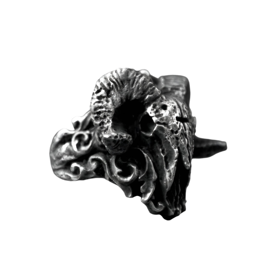 Ram Skull Ring