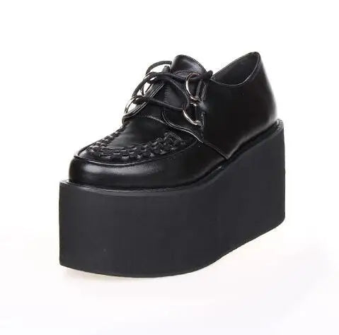 Goth Lolita Platform School Girl Shoes