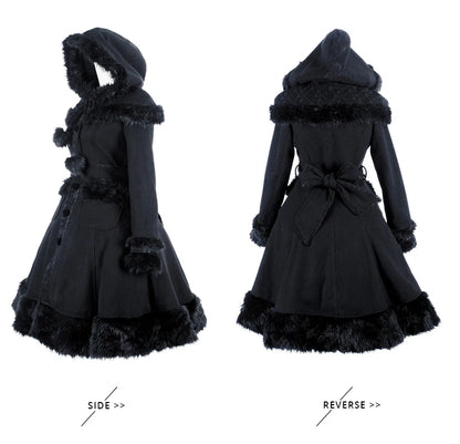 Little Black Riding Hood Overcoat