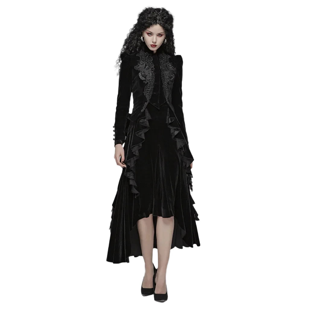 Gothic Long Sleeved Short Coat Vintage Victorian Jacket