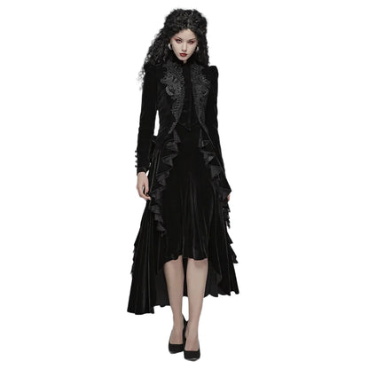 Gothic Long Sleeved Short Coat Vintage Victorian Jacket