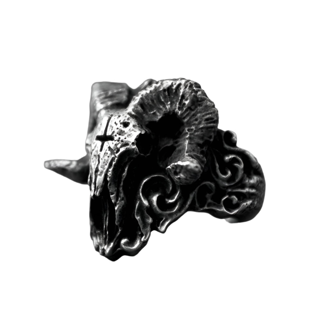 Ram Skull Ring