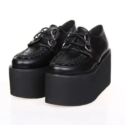 Goth Lolita Platform School Girl Shoes