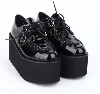 Goth Lolita Platform School Girl Shoes