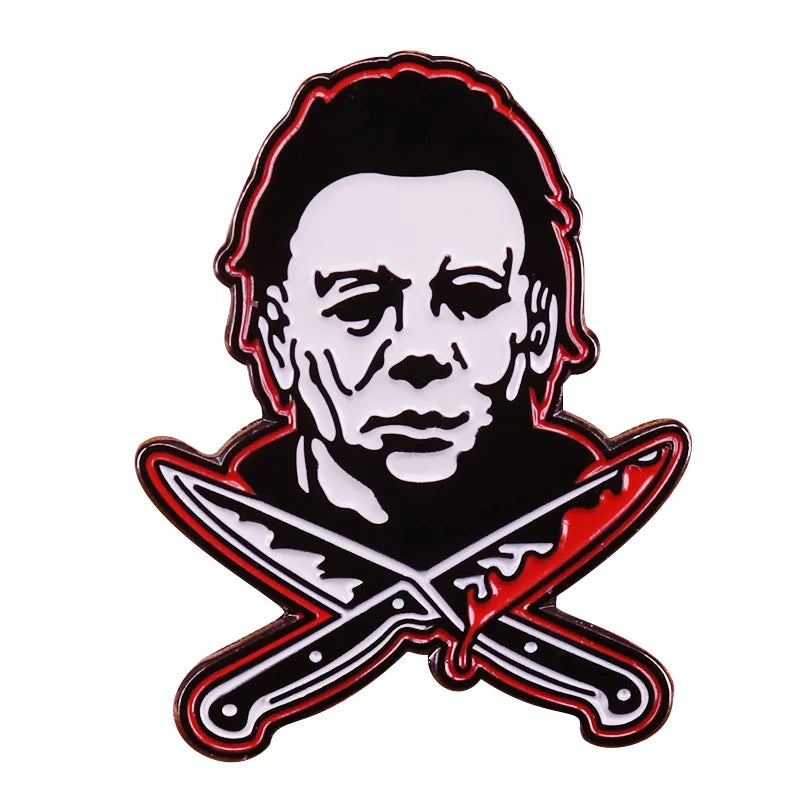 Cult Classic Horror Movie Enamel Pins