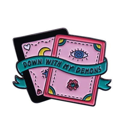 Tarot Card Enamel Pins