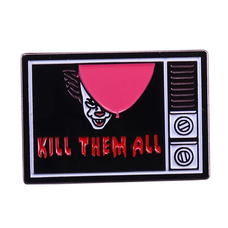 Cult Classic Horror Movie Enamel Pins